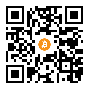 bitcoin:1F1ZiaKQUMSSSphgLgbautH5FMEWG8xqQH black Bitcoin QR code