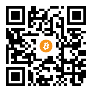 bitcoin:1F1cTEheuwuiLtESr5vEoSy9Bmu8Cu6xHM black Bitcoin QR code
