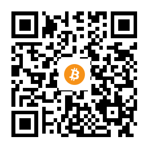 bitcoin:1F25t8LRvSjmqMUye3J1J4aXUjjFM9JZi8 black Bitcoin QR code