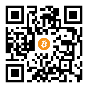 bitcoin:1F2eM36WYZ2dDkyk4ifwkUseyu7gxCJACS black Bitcoin QR code