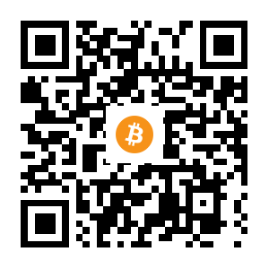 bitcoin:1F33N6rbkGTzaAdkhmTfzEc4fWWLDiBSu black Bitcoin QR code