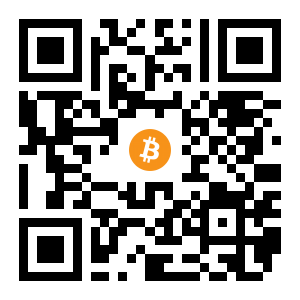 bitcoin:1F35ccZvfRn61UDsx1M8q17o78J6H59kmc black Bitcoin QR code