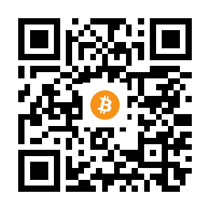 bitcoin:1F3FekapMdQ5adXZbA7Rrixhb8SaX3i729 black Bitcoin QR code