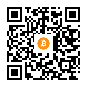 bitcoin:1F3nic5Ua8tYdKbhzMyWVj3rSqBxBVuj4x black Bitcoin QR code