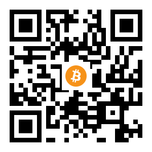 bitcoin:1F4ZWFgNGJHnC6FAc9f2Lgtu2qrk9RLF3c black Bitcoin QR code