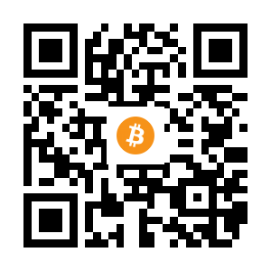 bitcoin:1F4xLDKrmpdZA22s3GZmYTGqxBW8NJGJvv black Bitcoin QR code