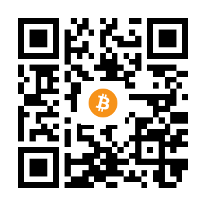 bitcoin:1F7nUmcD4MHb6rumbwEG6STa7MT9qQd7a black Bitcoin QR code