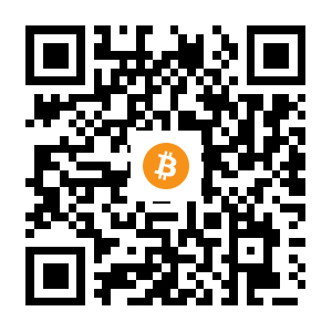 bitcoin:1F7xXE3oMxNy7SD3gJN7Jxdzz4Zpwevf2M black Bitcoin QR code