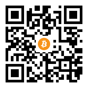 bitcoin:1F8Yb9D28qhtjnAdkppWg1gTeGfV5Y7x62 black Bitcoin QR code