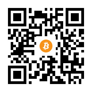 bitcoin:1FAV17keridfCEg97J4peV3M2Fhxueq7KN black Bitcoin QR code