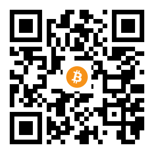 bitcoin:1FAX37ozA114FuFe2nMUXX1sygkAedZZ95 black Bitcoin QR code