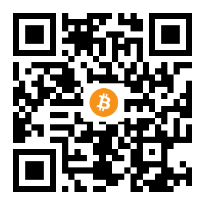 bitcoin:1FBxM5cCdvpHT7EBDvaxmY4AMCweqPu8fH black Bitcoin QR code