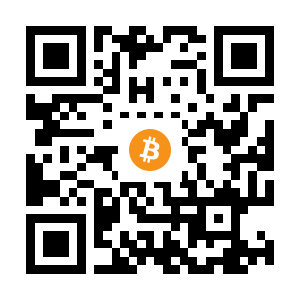 bitcoin:1FCGanjtveGekbDGteK9zZMLEjY53pwXez black Bitcoin QR code