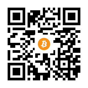 bitcoin:1FCKfHy3mMPybWFLseCAdEgph22JuhmeUZ black Bitcoin QR code