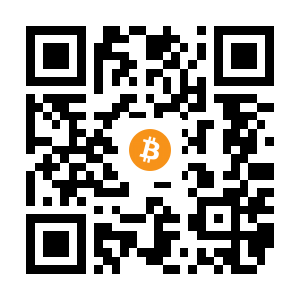 bitcoin:1FCQTUAshcYtv4Vx91mWqyQcdjNemDCLXR black Bitcoin QR code