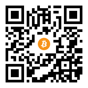 bitcoin:1FD66y6a94aAA6zCzCNBQeFHajByWUzXmF black Bitcoin QR code
