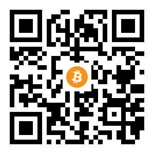 bitcoin:1FEzTxhwocgWKCSDyjZjJwqxdWhaip41Kk black Bitcoin QR code