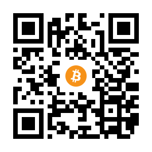 bitcoin:1FF2CK3xken2ubTtYKm9W77LNWp4H1s9jr black Bitcoin QR code