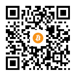 bitcoin:1FFMS7cDy7q879u8DrK7FjzvnCtW4LMYCL black Bitcoin QR code