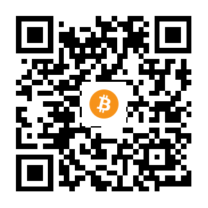 bitcoin:1FGfnBsNSQKpfaN3Qxene9eTWvWVC3Tt5E black Bitcoin QR code