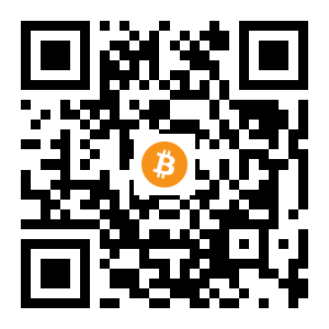 bitcoin:1FGkCn67ZR3RwEKDWFdMb1i2QdQHEDtZje black Bitcoin QR code