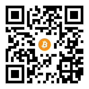 bitcoin:1FGzXGRJZaA5Vijg1xSUGhJvkcgyQHiABR black Bitcoin QR code