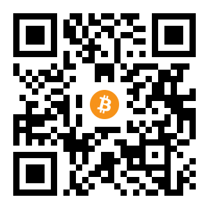 bitcoin:1FHmbphzD5B6xvA5c1cj9h6X4TeyKbjNQ5 black Bitcoin QR code
