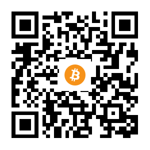 bitcoin:1FJBA42hFktWktUpgx4vXjoYhgLJbUmL21 black Bitcoin QR code