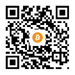 bitcoin:1FJu1SwhFwN2JsaUvdETedVd1PPHjk1R7k black Bitcoin QR code