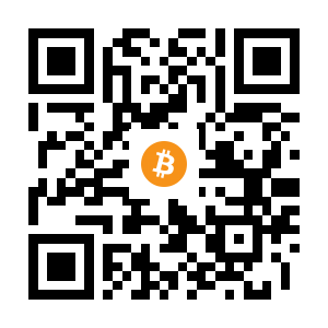 bitcoin:1FKEZYQVVjGq5MLrP6embhmtaT4LbBz2p1 black Bitcoin QR code