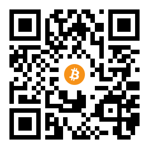 bitcoin:1FKcWvNQdpeqVxZXV3TTvvnTVTaPzZSJhv black Bitcoin QR code