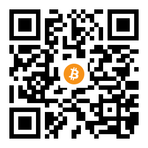 bitcoin:1FLbksaMgg3CTVB8a7ye1fry7R4NuhenBc black Bitcoin QR code