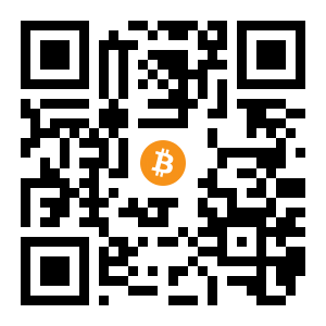 bitcoin:1FLmUgBeTZkJtoxBuW8FerJjFquSRrgY7d black Bitcoin QR code