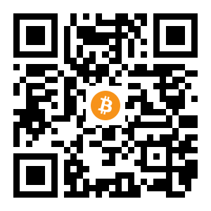 bitcoin:1FLwW7CGH2e7Y4dPt1C8XZL22YxzeALm2z black Bitcoin QR code