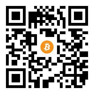 bitcoin:1FM1UcYFQBdXejpYx28u1KJ8tYBSsrtqKX black Bitcoin QR code