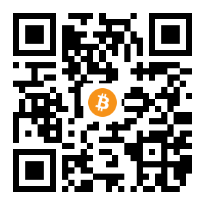 bitcoin:1FNJcuqEGvfDCBnA8Mz6DigVehTG866UuQ black Bitcoin QR code