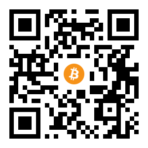bitcoin:1FPCnSWRdhdSxbD3wXCuvhznQ2qJi367Ta black Bitcoin QR code