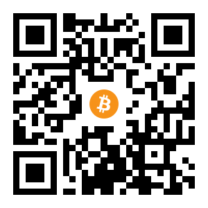 bitcoin:1FPTWG9HLa4aicnAbVfcNFk992jqkEsF8g black Bitcoin QR code