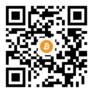 bitcoin:1FPgmjDCAf2Pf93Zs9fR1dGdz3mkn3HG6z black Bitcoin QR code