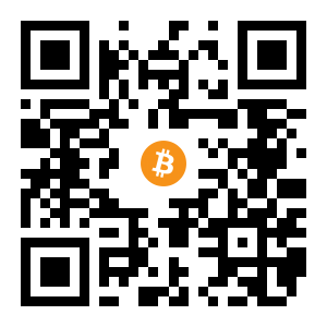 bitcoin:1FQQAcH6NX61fJ4uM6BdTVCWi1EbAfKBHB black Bitcoin QR code