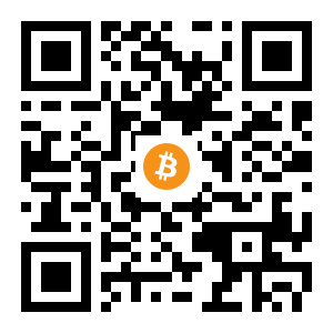 bitcoin:1FQRwQmw4A8ghZ1jv64qieXAh3QtSijT3C black Bitcoin QR code