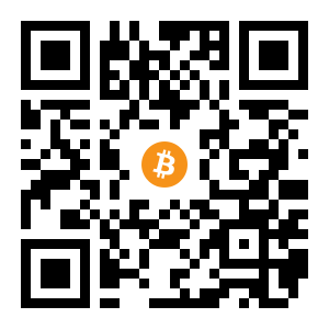 bitcoin:1FRZQbogy2h7Lwh6t2Zpt6NNopPiTsb6Y6 black Bitcoin QR code