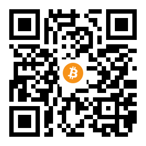 bitcoin:1FRrBzB51yZ4MmsyjC9MEp6xzfugGtUG37 black Bitcoin QR code
