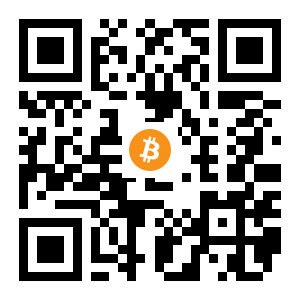bitcoin:1FSVZmB59CGBfBoh24bHpwTniJtNpUqSqX black Bitcoin QR code
