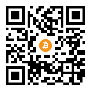 bitcoin:1FSv75GV6hCNewoS7nNv6r4JYeuLis9oLw black Bitcoin QR code