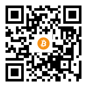 bitcoin:1FT8xUZfNFW2TCukrrTvR6bEBgVLD1U81y black Bitcoin QR code