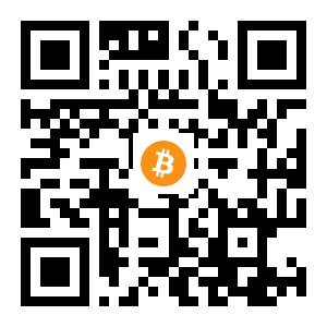 bitcoin:1FTGJoF88vGDabhsJxJ1mkZyS2aVph3VBP black Bitcoin QR code