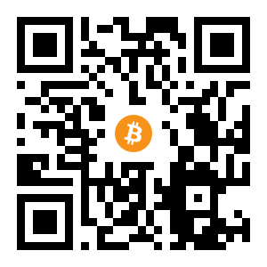 bitcoin:1FUnh47gHpFzGECdcgwjwKNryTMY5MaB9o black Bitcoin QR code