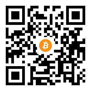 bitcoin:1FUyF7vVXuy1Cw1HyuZHirWpxHXgYMATh1 black Bitcoin QR code