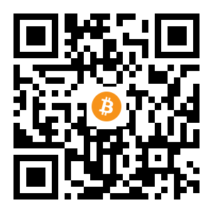 bitcoin:1FVWw2mAPyUkvRVNxCXrhrH6ztYXoKeHGY black Bitcoin QR code